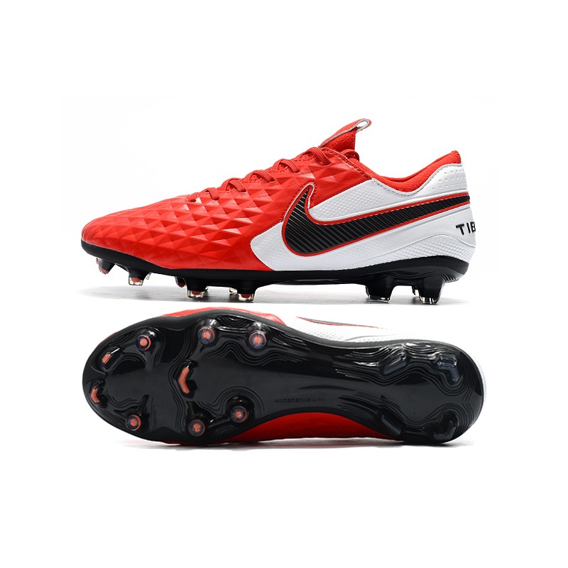 Nike Tiempo Legend Elite FG Červené Bílý Černá